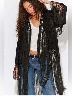 NWT Free People London Nights Piano Duster